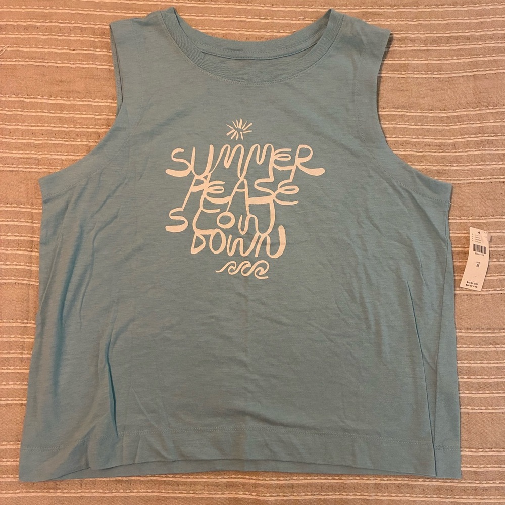 Anthropologie x Ty Willams boxy summer graphic tank - Picture 4 of 5